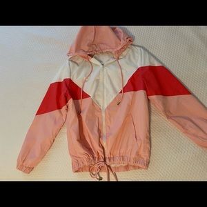 Pink windbreaker